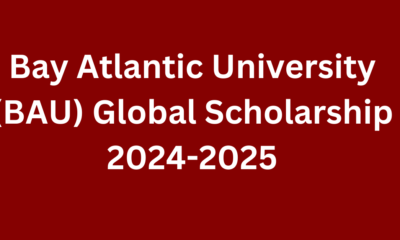 Bay Atlantic University (BAU) Global Scholarship 2024-2025