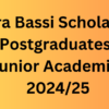 Laura Bassi Scholarship