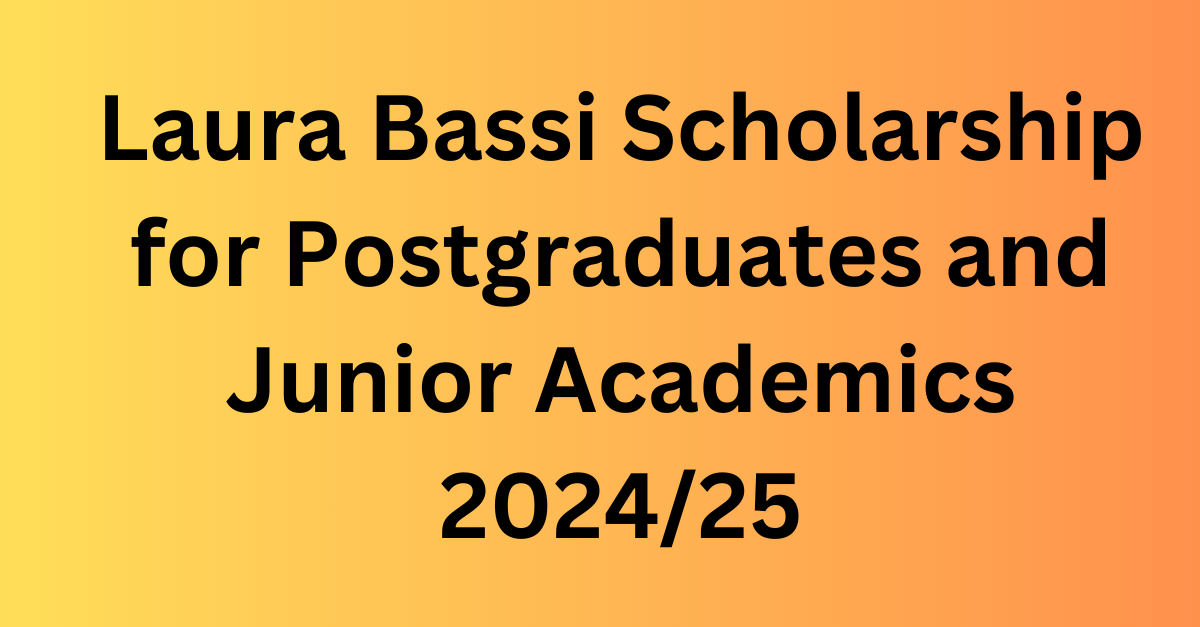 Laura Bassi Scholarship