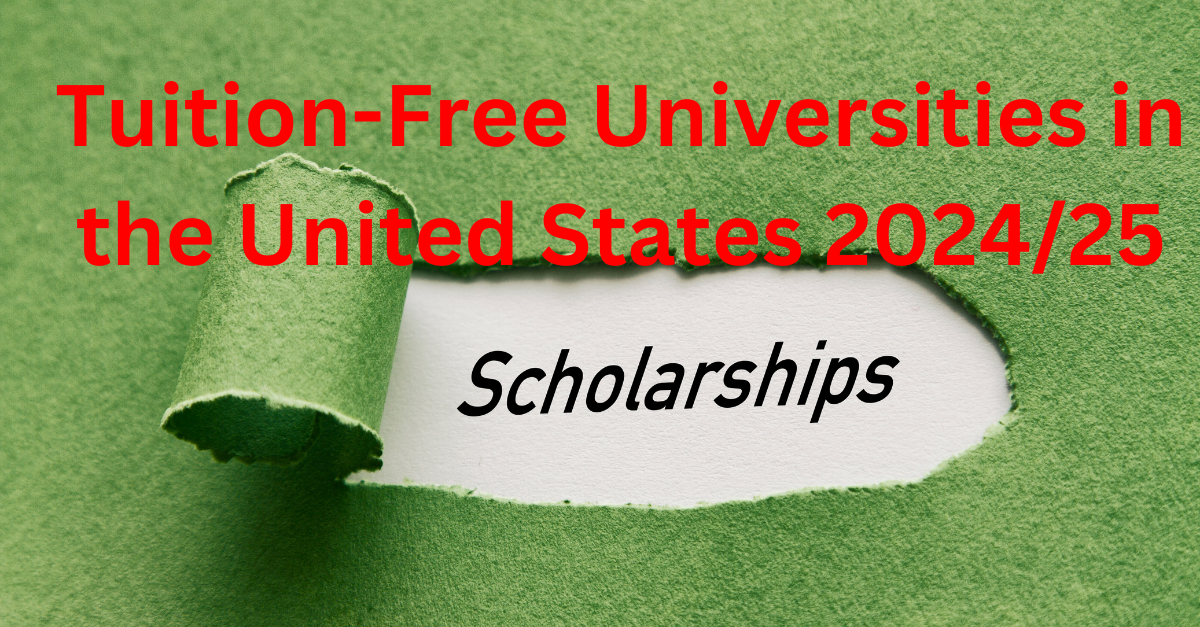 Tuition-Free Universities in the United States 2024/25