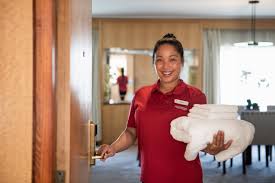 Job listing for a hotel housekeeper position in Nelson, New Zealand, with details on responsibilities and qualifications